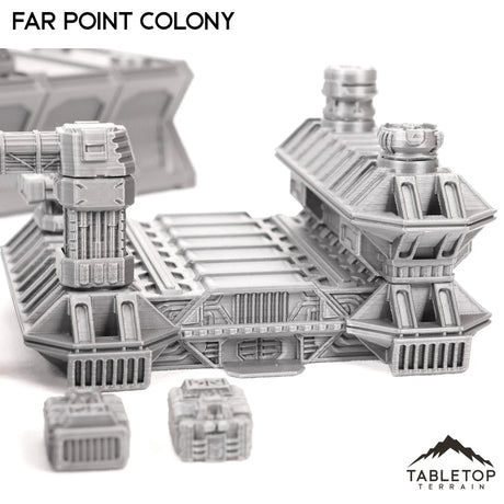 Tabletop Terrain Terrain Farpoint Colony TechScape - 6mm