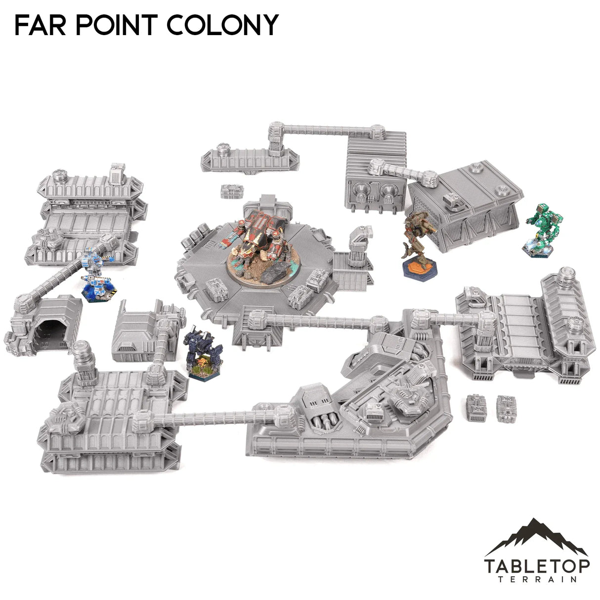 Tabletop Terrain Terrain Farpoint Colony TechScape - 6mm