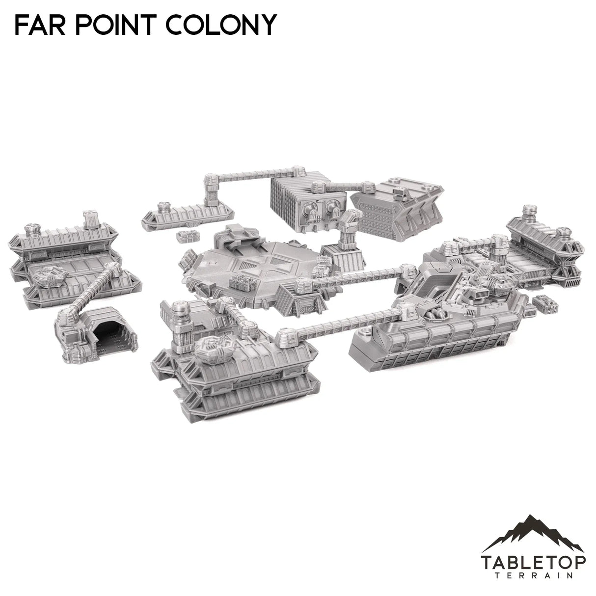 Tabletop Terrain Terrain Farpoint Colony TechScape - 6mm