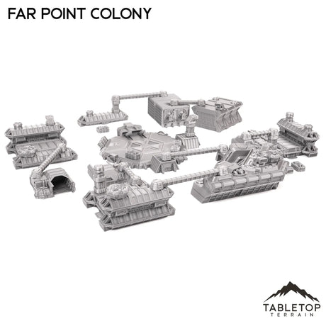 Tabletop Terrain Terrain Farpoint Colony TechScape - 6mm