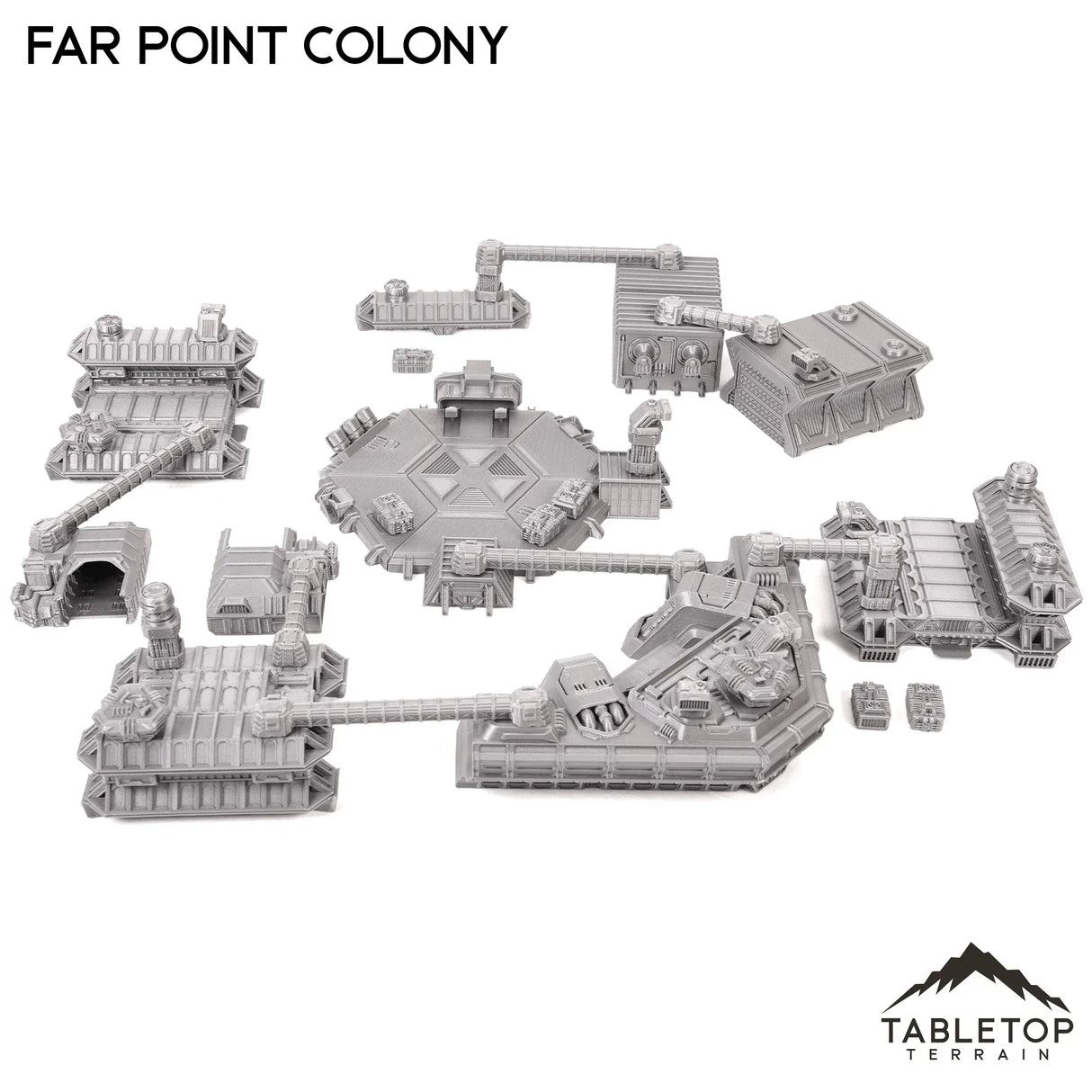 Tabletop Terrain Terrain Farpoint Colony TechScape - 6mm