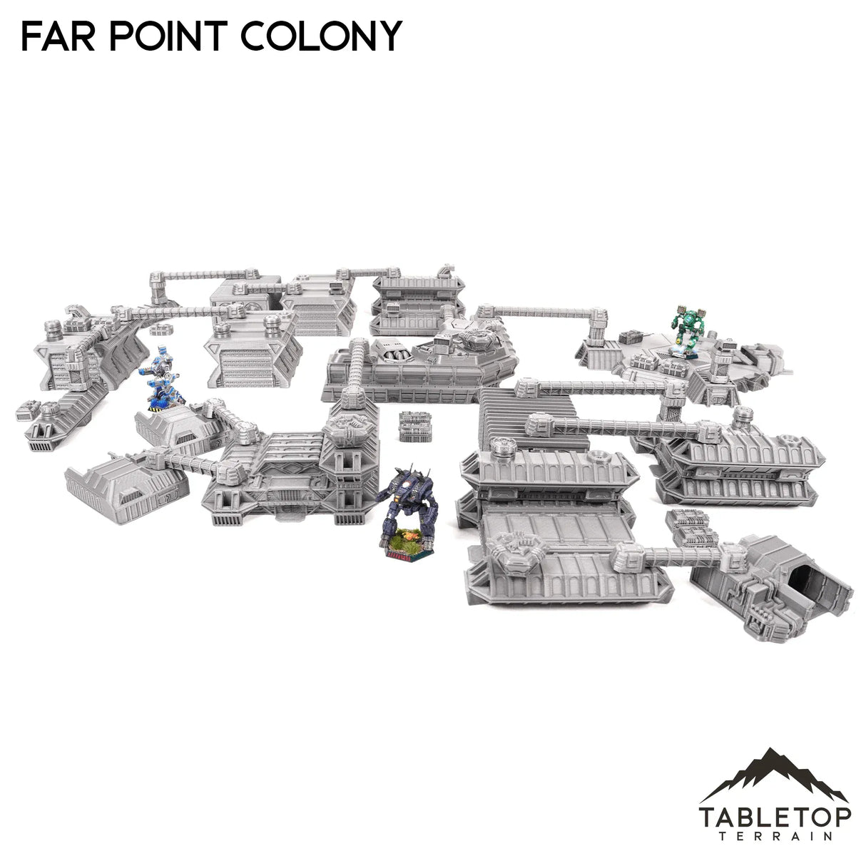 Tabletop Terrain Terrain Farpoint Colony TechScape - 6mm