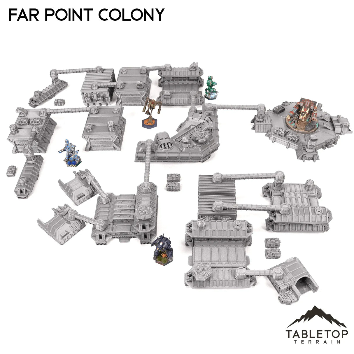 Tabletop Terrain Terrain Farpoint Colony TechScape - 6mm