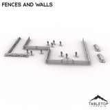 Tabletop Terrain Terrain Fences and Walls