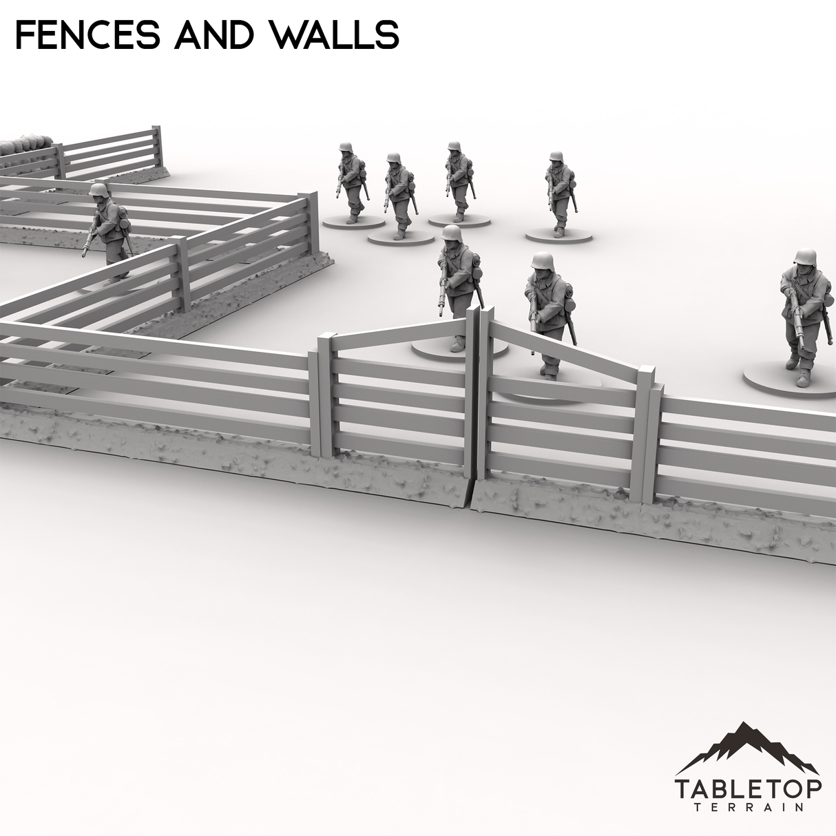 Tabletop Terrain Terrain Fences and Walls