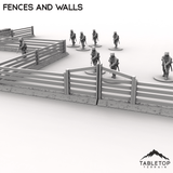 Tabletop Terrain Terrain Fences and Walls