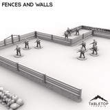 Tabletop Terrain Terrain Fences and Walls
