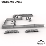 Tabletop Terrain Terrain Fences and Walls