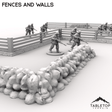 Tabletop Terrain Terrain Fences and Walls
