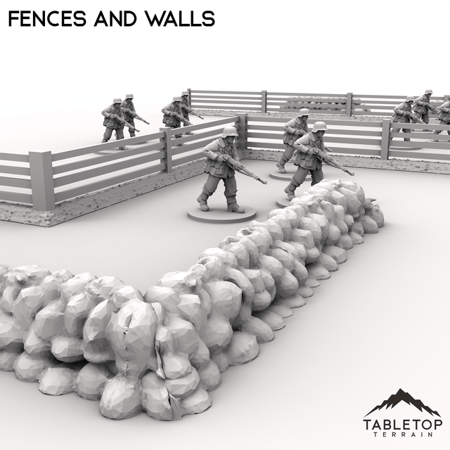 Tabletop Terrain Terrain Fences and Walls