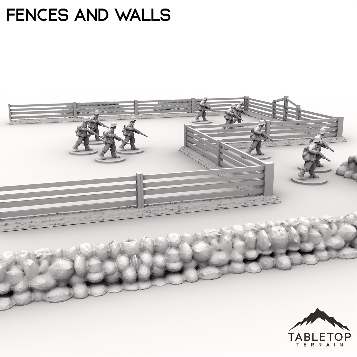 Tabletop Terrain Terrain Fences and Walls