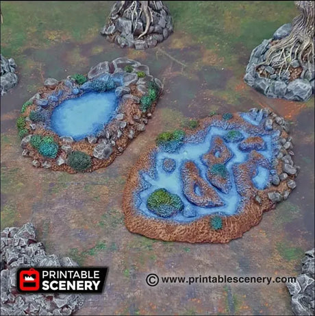 Tabletop Terrain Terrain Fey Marshes - Fantasy Terrain