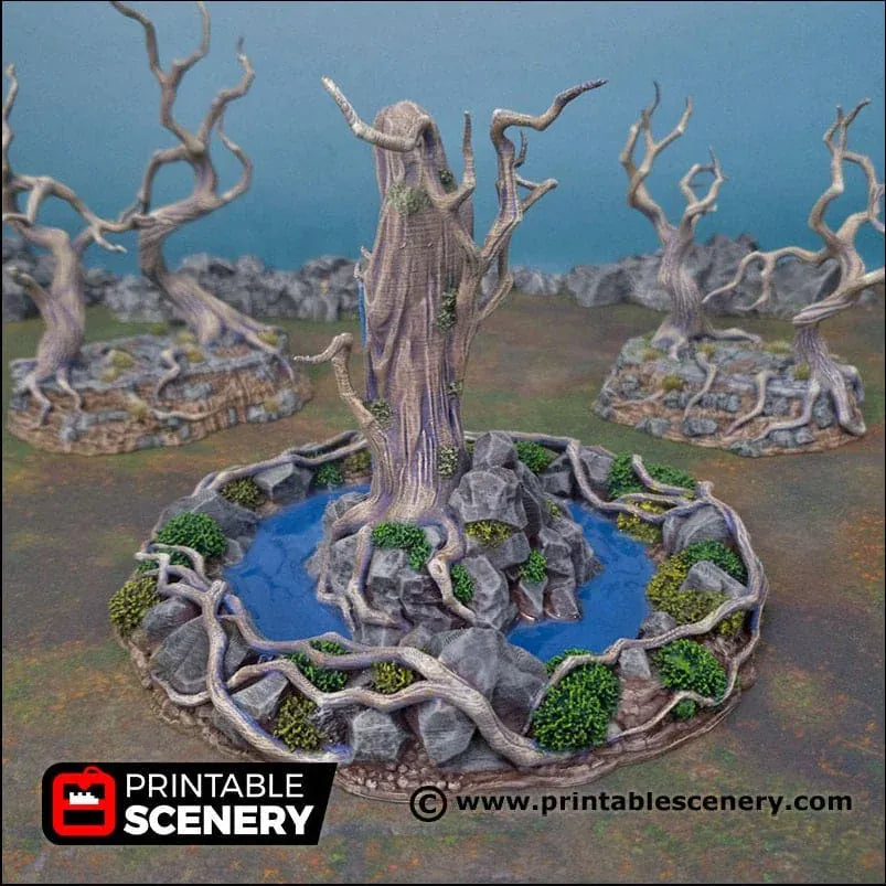 Tabletop Terrain Terrain Feywood Shrine - Fantasy Scatter Terrain