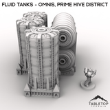 Tabletop Terrain Terrain Fluid Tanks - Omnis, Prime Hive District