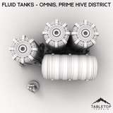 Tabletop Terrain Terrain Fluid Tanks - Omnis, Prime Hive District