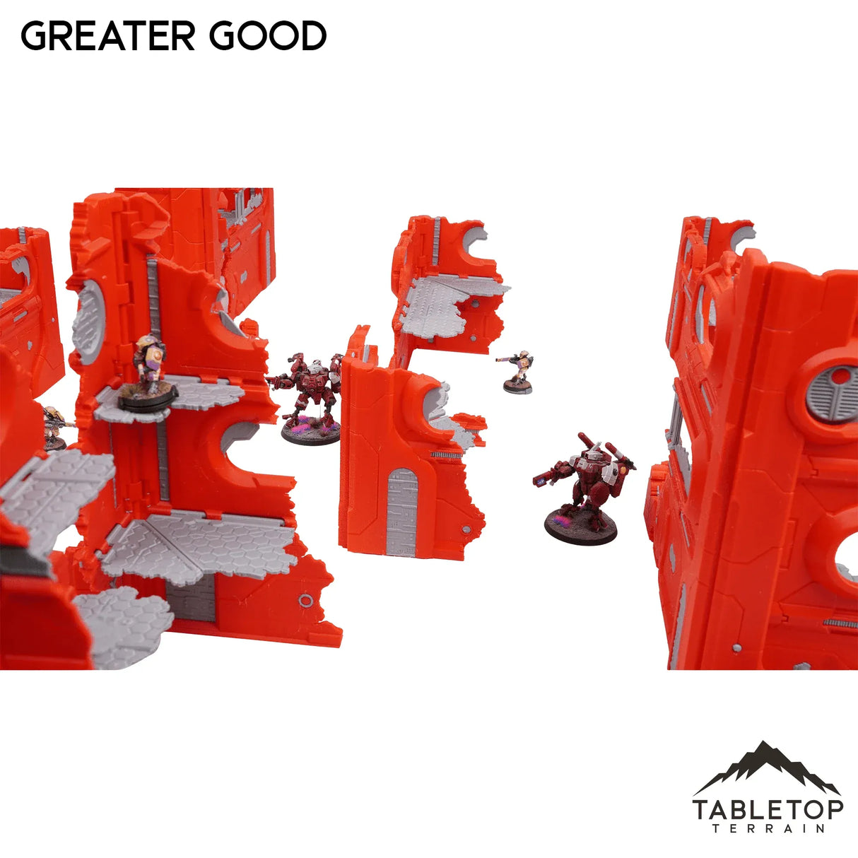 Tabletop Terrain Terrain Foldable Multicolor 10e Tournament Terrain