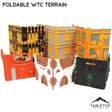 Tabletop Terrain Terrain Foldable Multicolor WTC Compatible Terrain