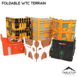 Tabletop Terrain Terrain Foldable Multicolor WTC Compatible Terrain