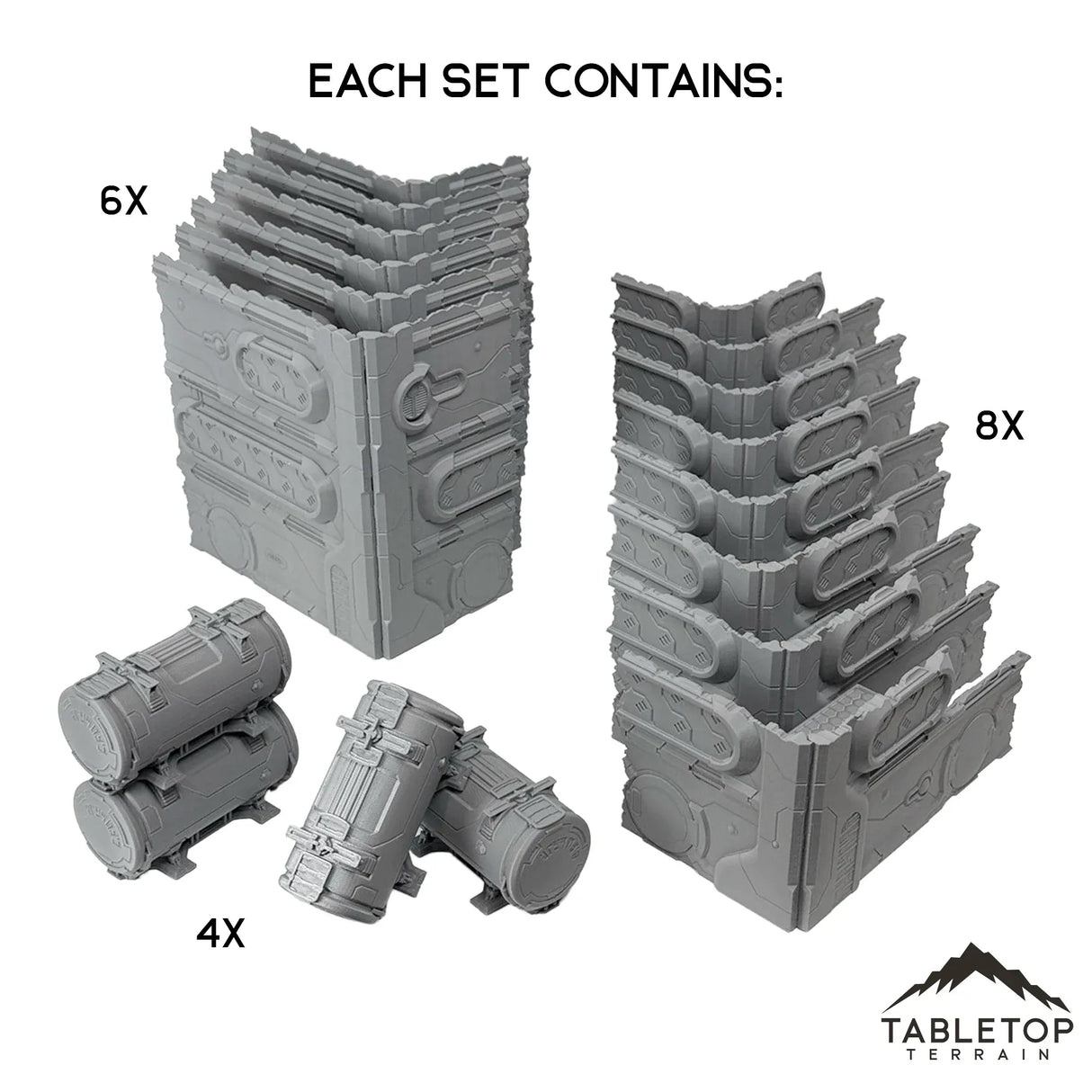 Tabletop Terrain Terrain Foldable Multicolor WTC Compatible Terrain