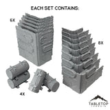 Tabletop Terrain Terrain Foldable Multicolor WTC Compatible Terrain