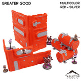 Tabletop Terrain Terrain Foldable Multicolor WTC Compatible Terrain