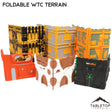 Tabletop Terrain Terrain Foldable Multicolor WTC Compatible Terrain