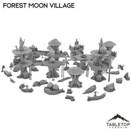 Tabletop Terrain Terrain Forest Moon Village Bundle 1