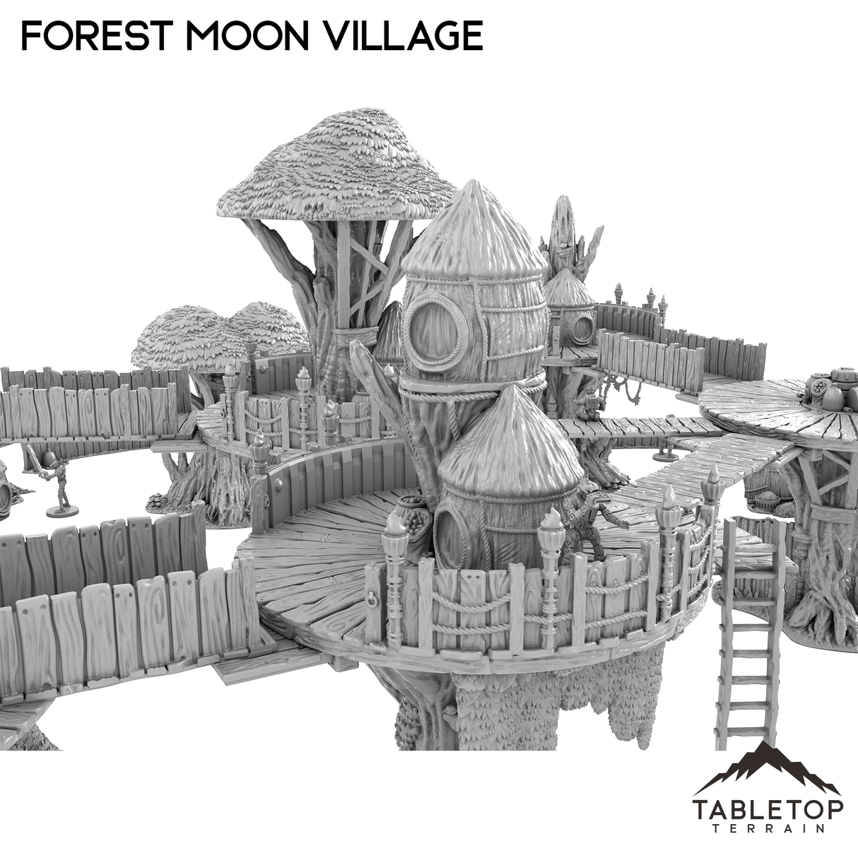 Tabletop Terrain Terrain Forest Moon Village Bundle 1