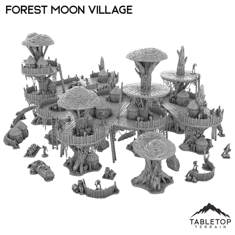 Tabletop Terrain Terrain Forest Moon Village Bundle 2