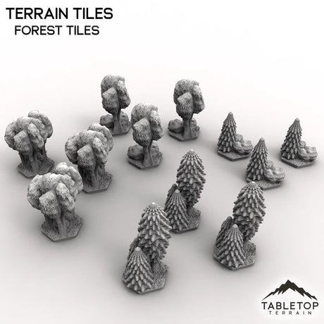 Tabletop Terrain Terrain Forest Tiles HEXTECH Terrain Tiles - 6mm