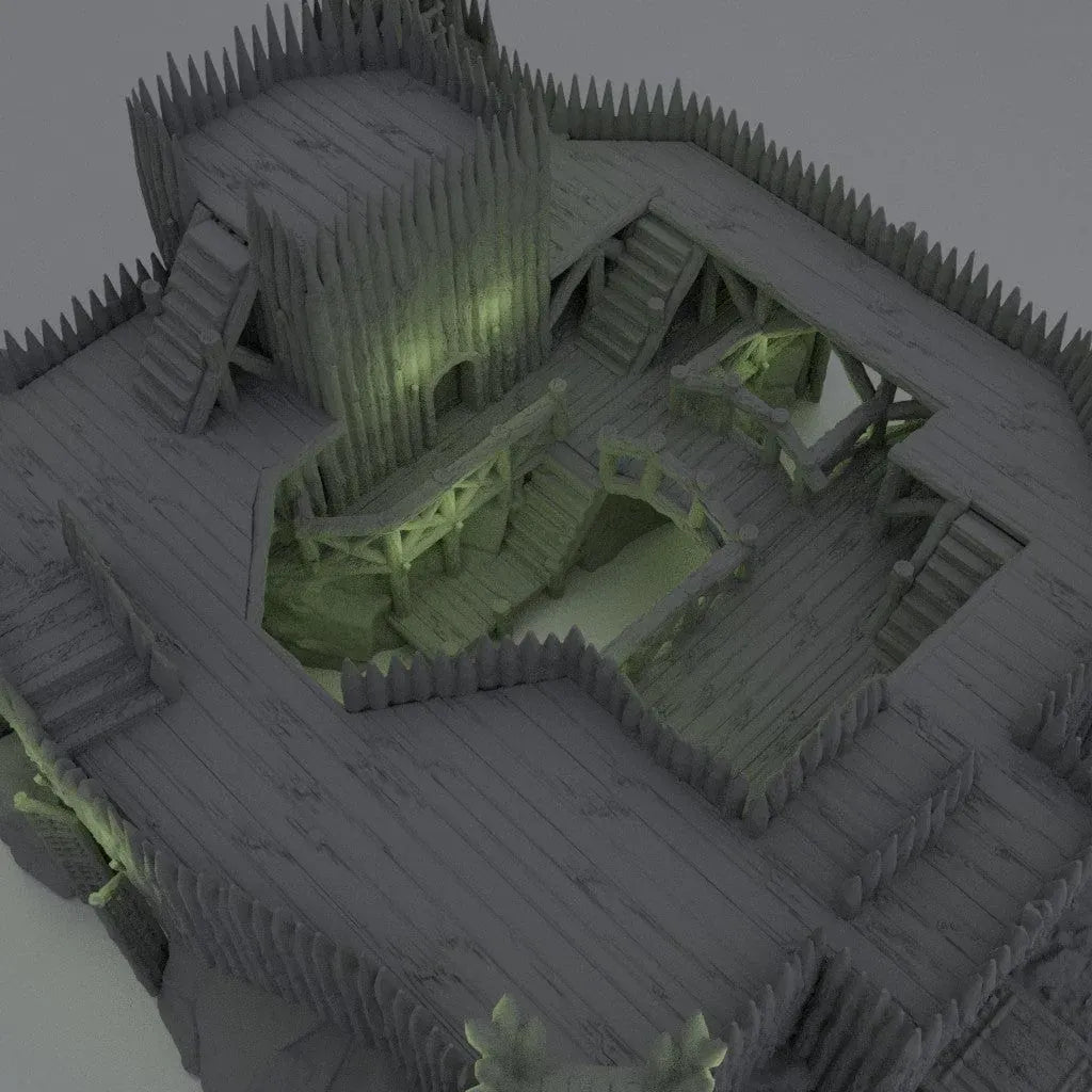 Tabletop Terrain Terrain Fortified River Camp