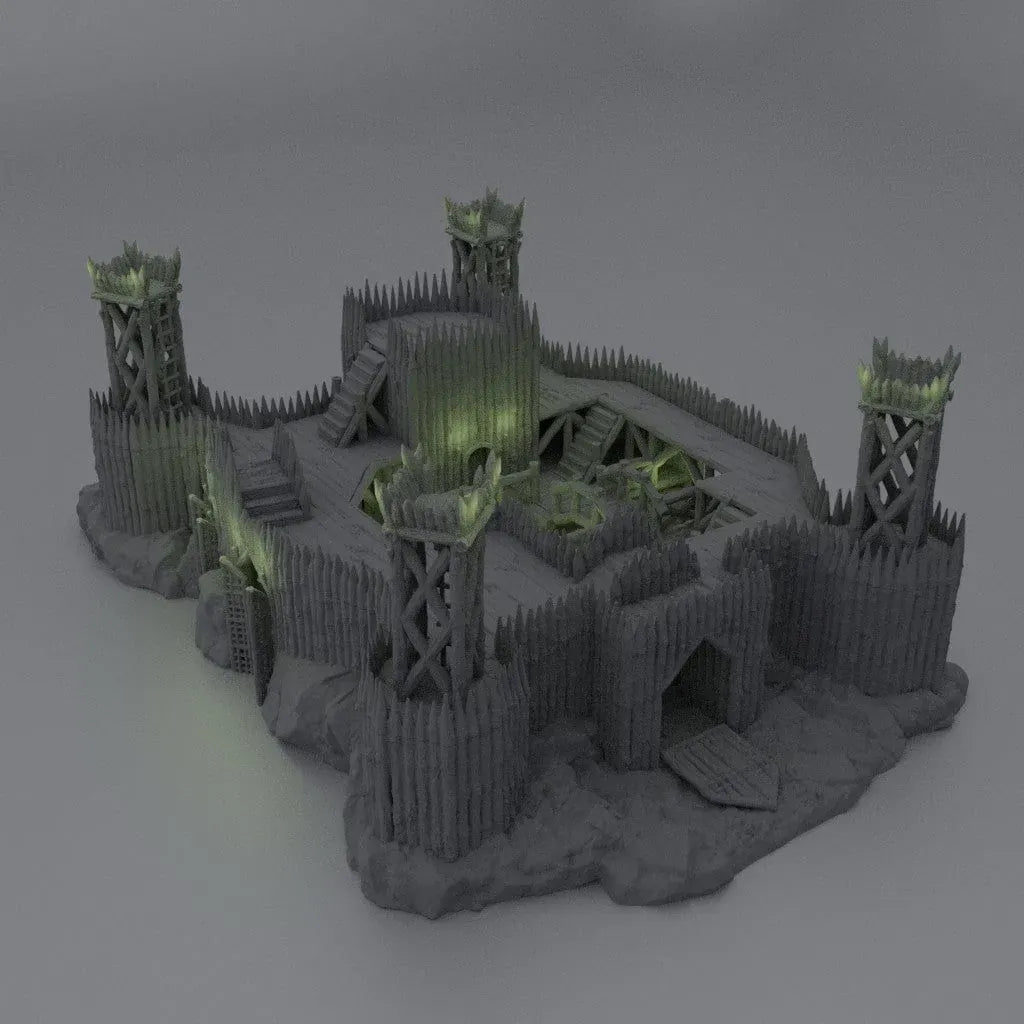 Tabletop Terrain Terrain Fortified River Camp