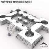 Tabletop Terrain Terrain Fortified Trench Church