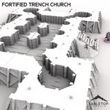 Tabletop Terrain Terrain Fortified Trench Church
