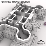 Tabletop Terrain Terrain Fortified Trench Church