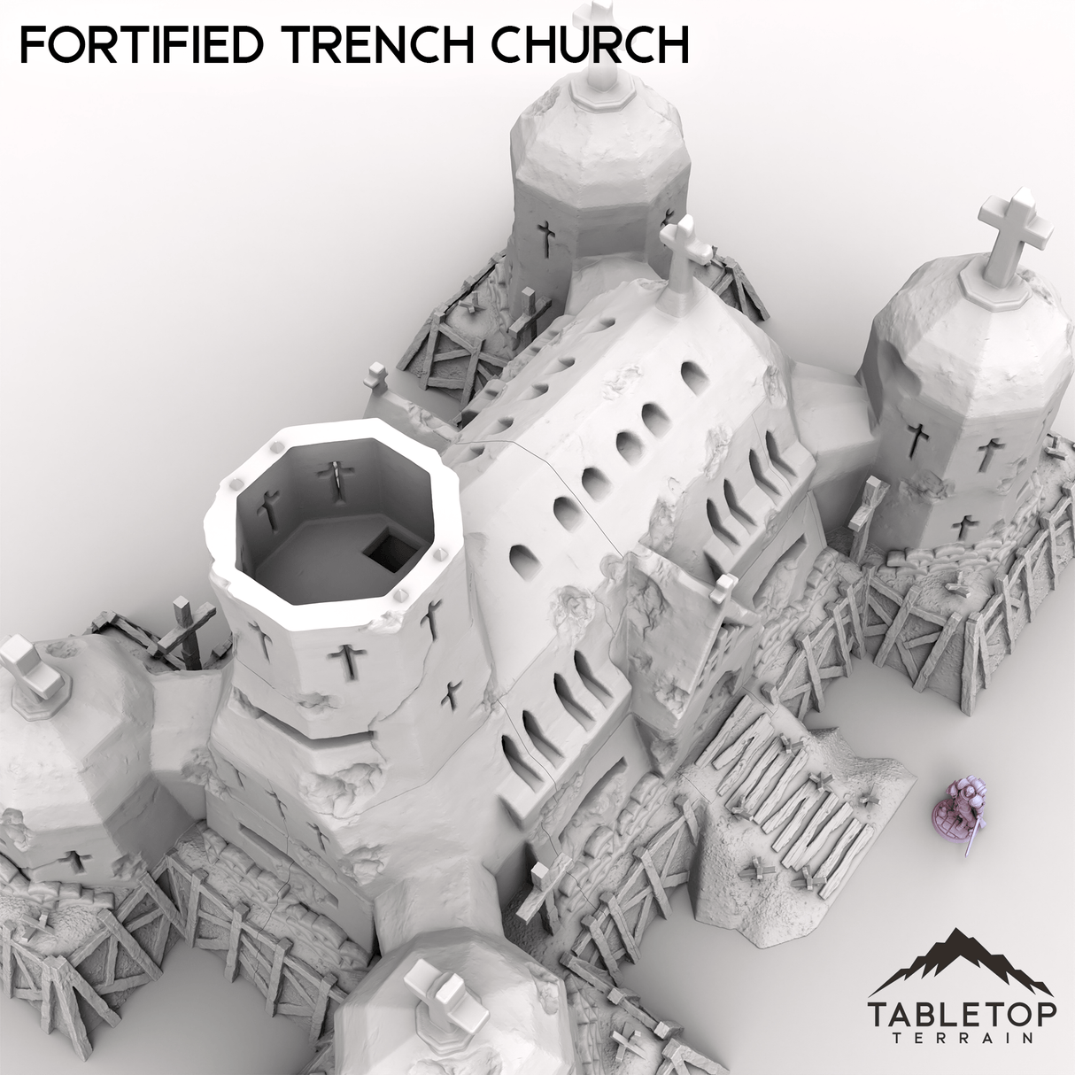 Tabletop Terrain Terrain Fortified Trench Church