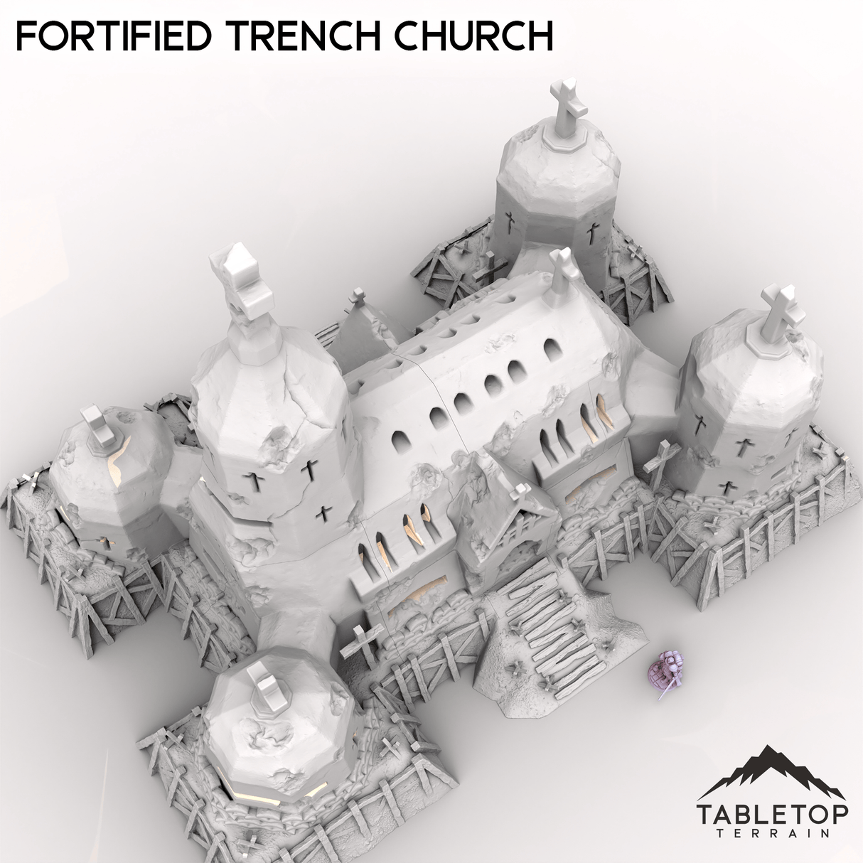 Tabletop Terrain Terrain Fortified Trench Church