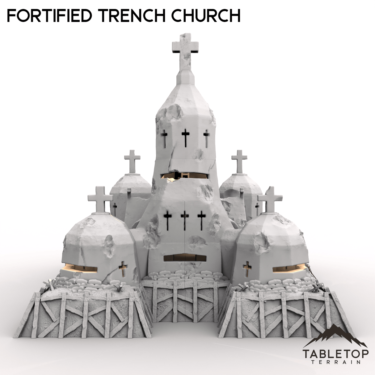 Tabletop Terrain Terrain Fortified Trench Church