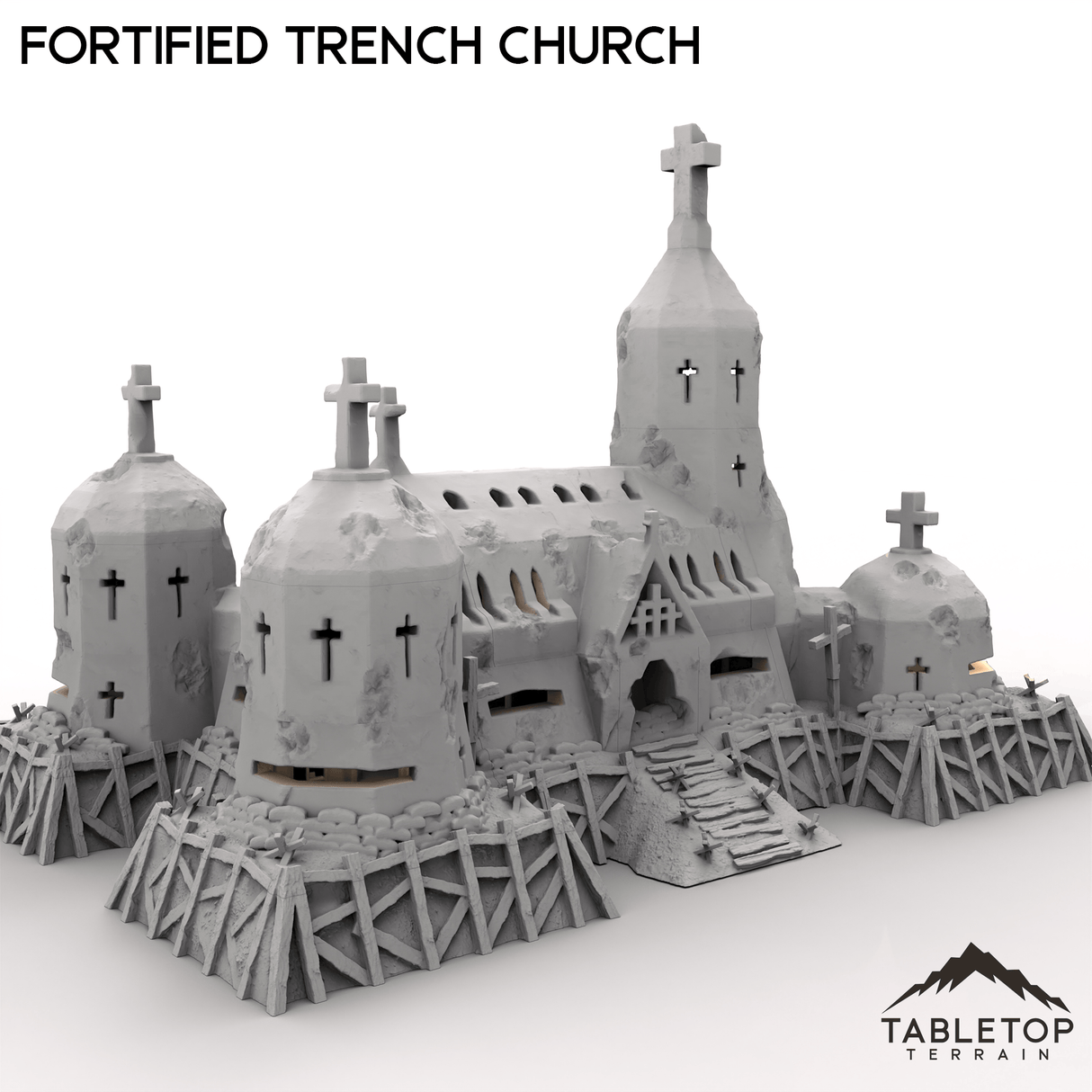 Tabletop Terrain Terrain Fortified Trench Church
