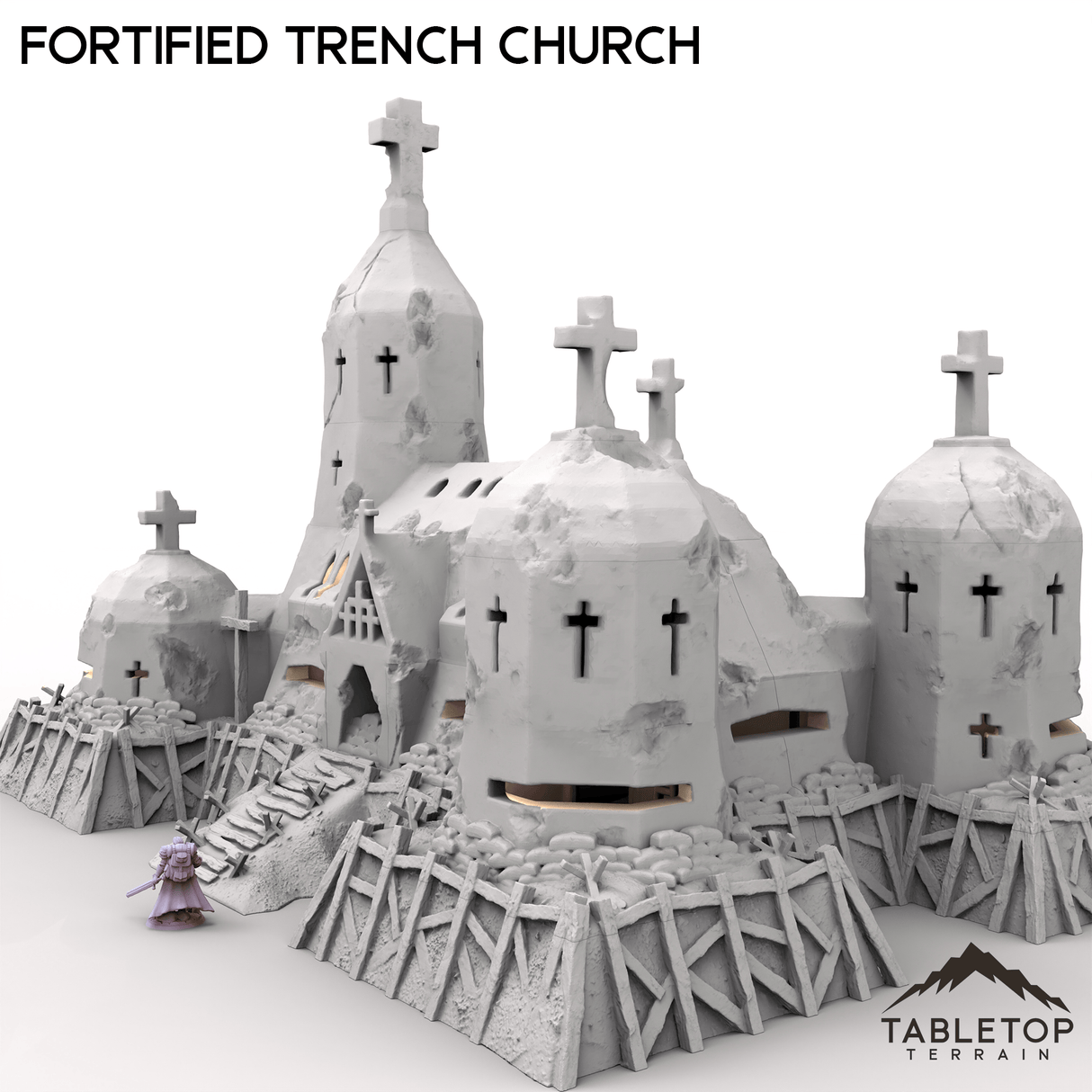 Tabletop Terrain Terrain Fortified Trench Church