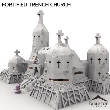 Tabletop Terrain Terrain Fortified Trench Church