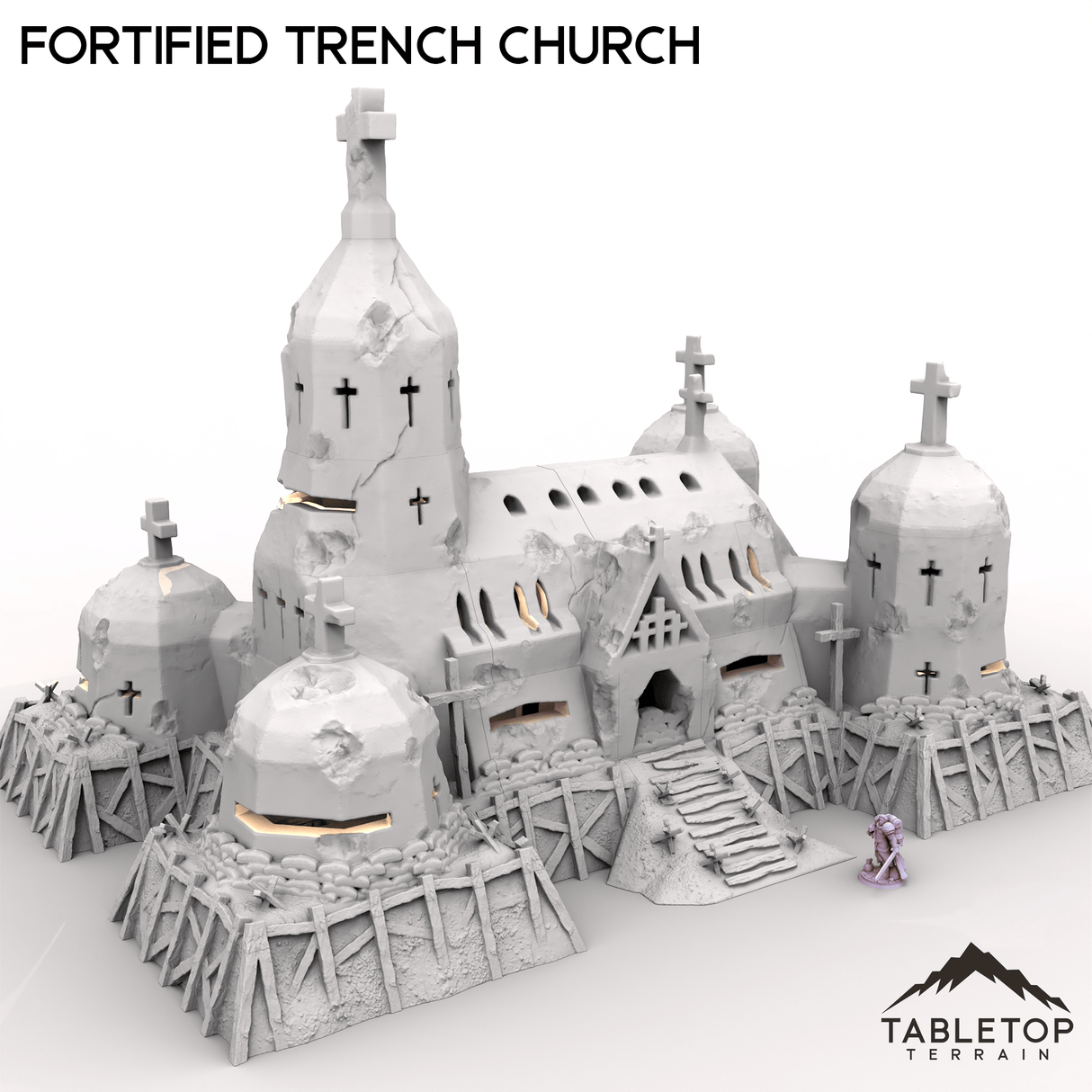 Tabletop Terrain Terrain Fortified Trench Church
