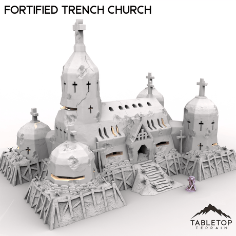 Tabletop Terrain Terrain Fortified Trench Church