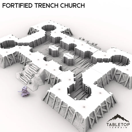 Tabletop Terrain Terrain Fortified Trench Church
