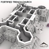 Tabletop Terrain Terrain Fortified Trench Church