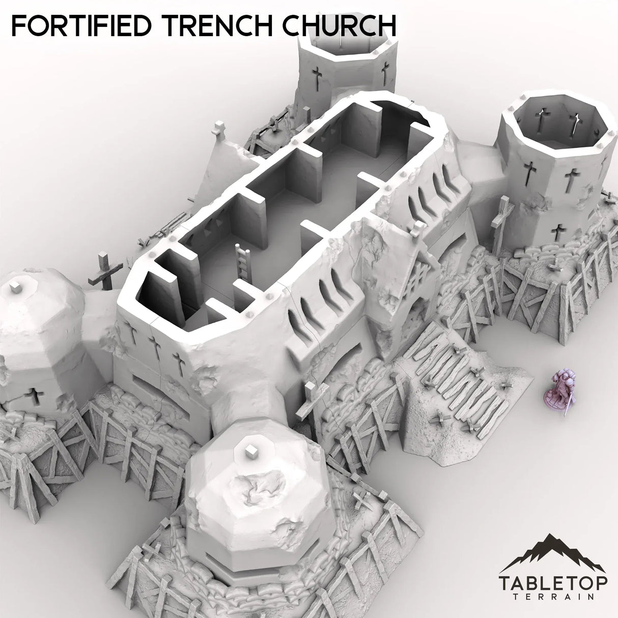 Tabletop Terrain Terrain Fortified Trench Church