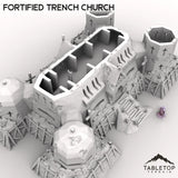Tabletop Terrain Terrain Fortified Trench Church