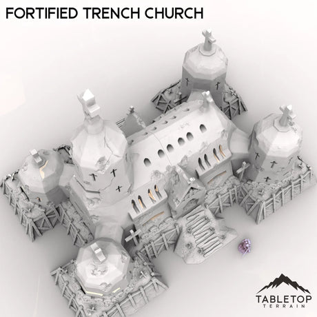 Tabletop Terrain Terrain Fortified Trench Church