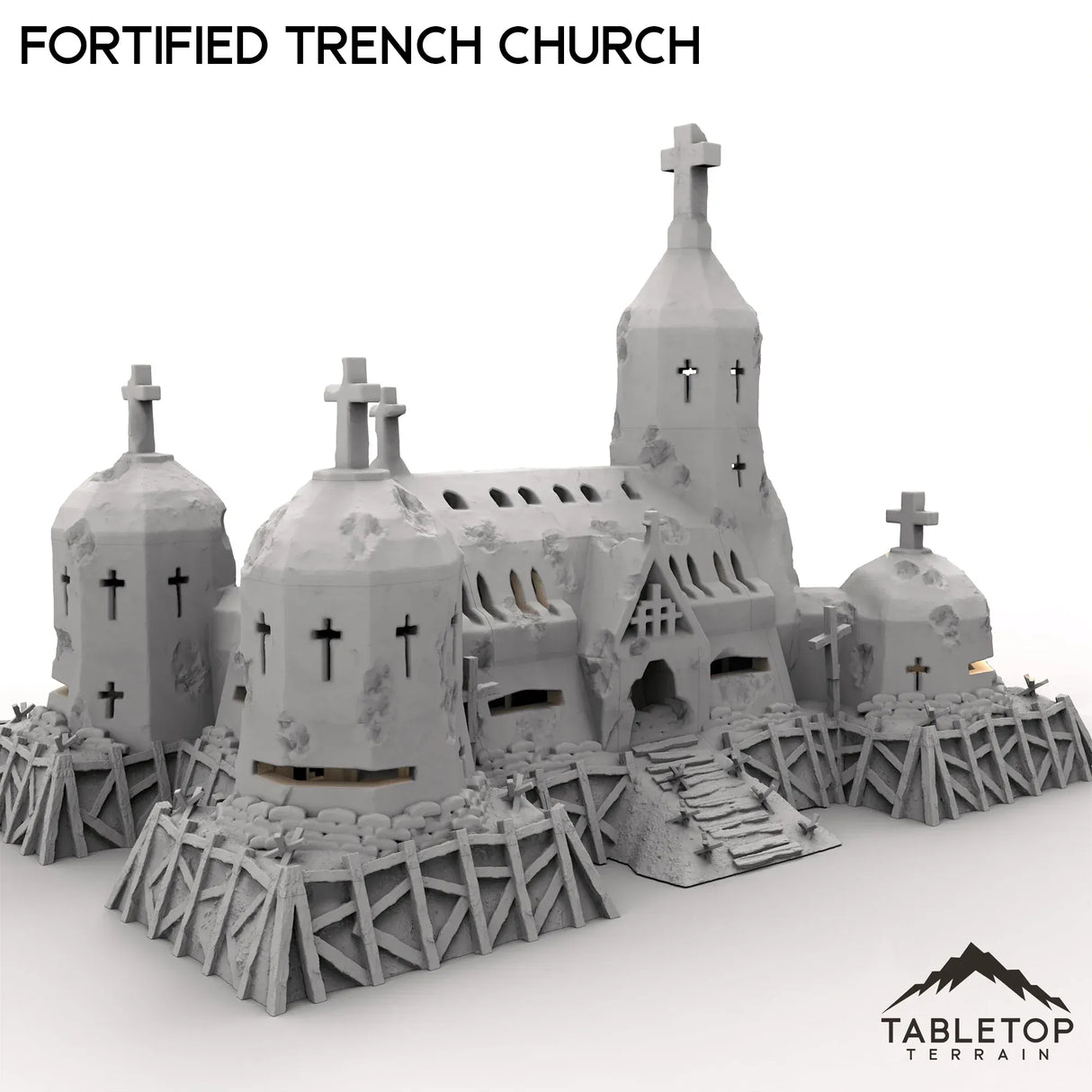 Tabletop Terrain Terrain Fortified Trench Church