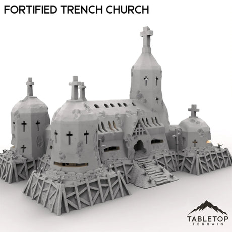 Tabletop Terrain Terrain Fortified Trench Church